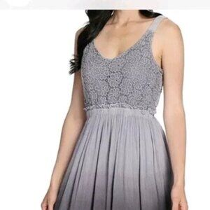 NWOT - Indigo Thread Co.™ Woven Gauze & Lace Sleeveless Elastic Waist Knit Lined